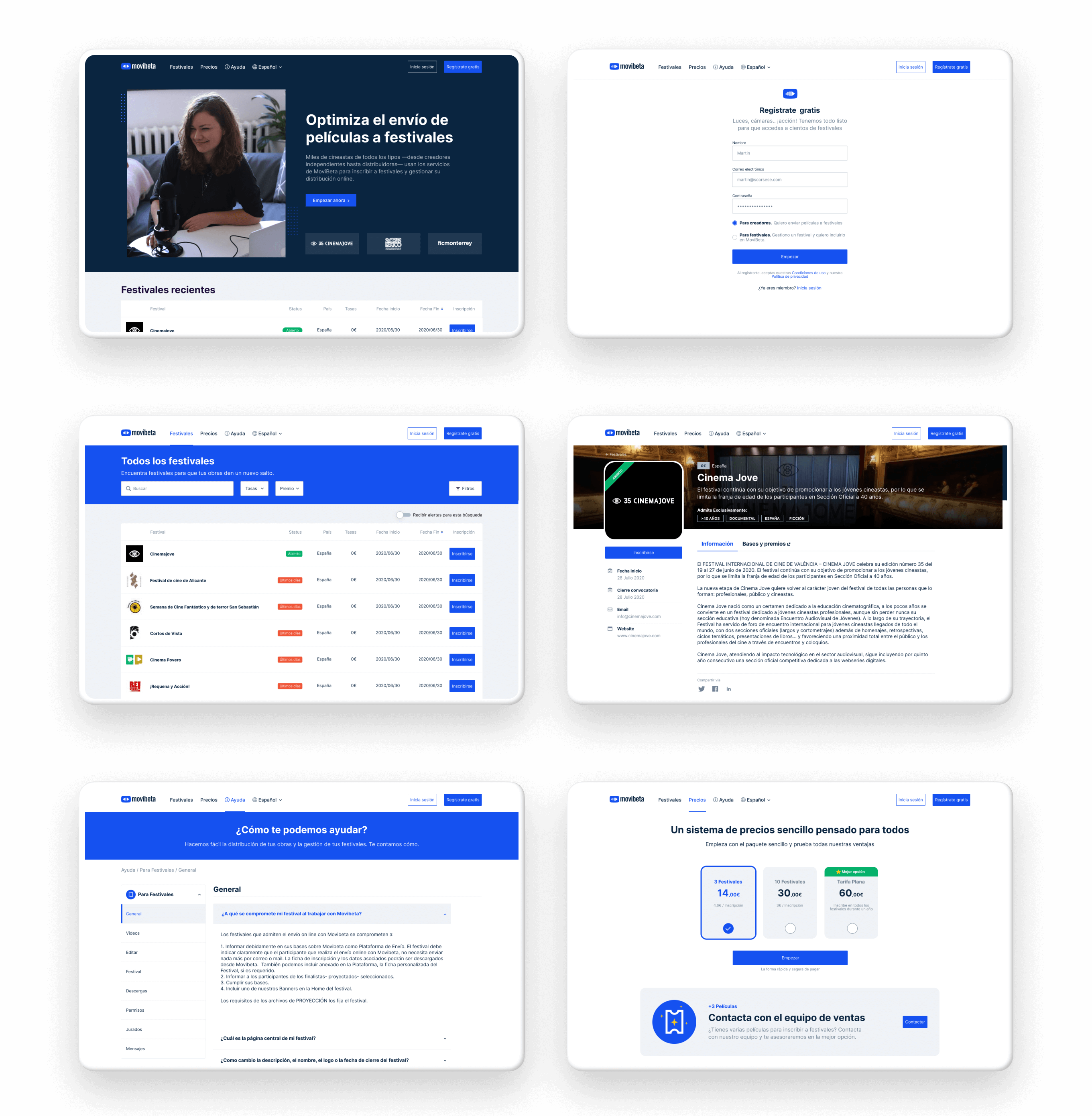 Movibeta public site